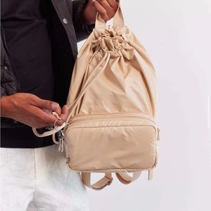 Beige Beis expandable Fanny pack - backpack convertible